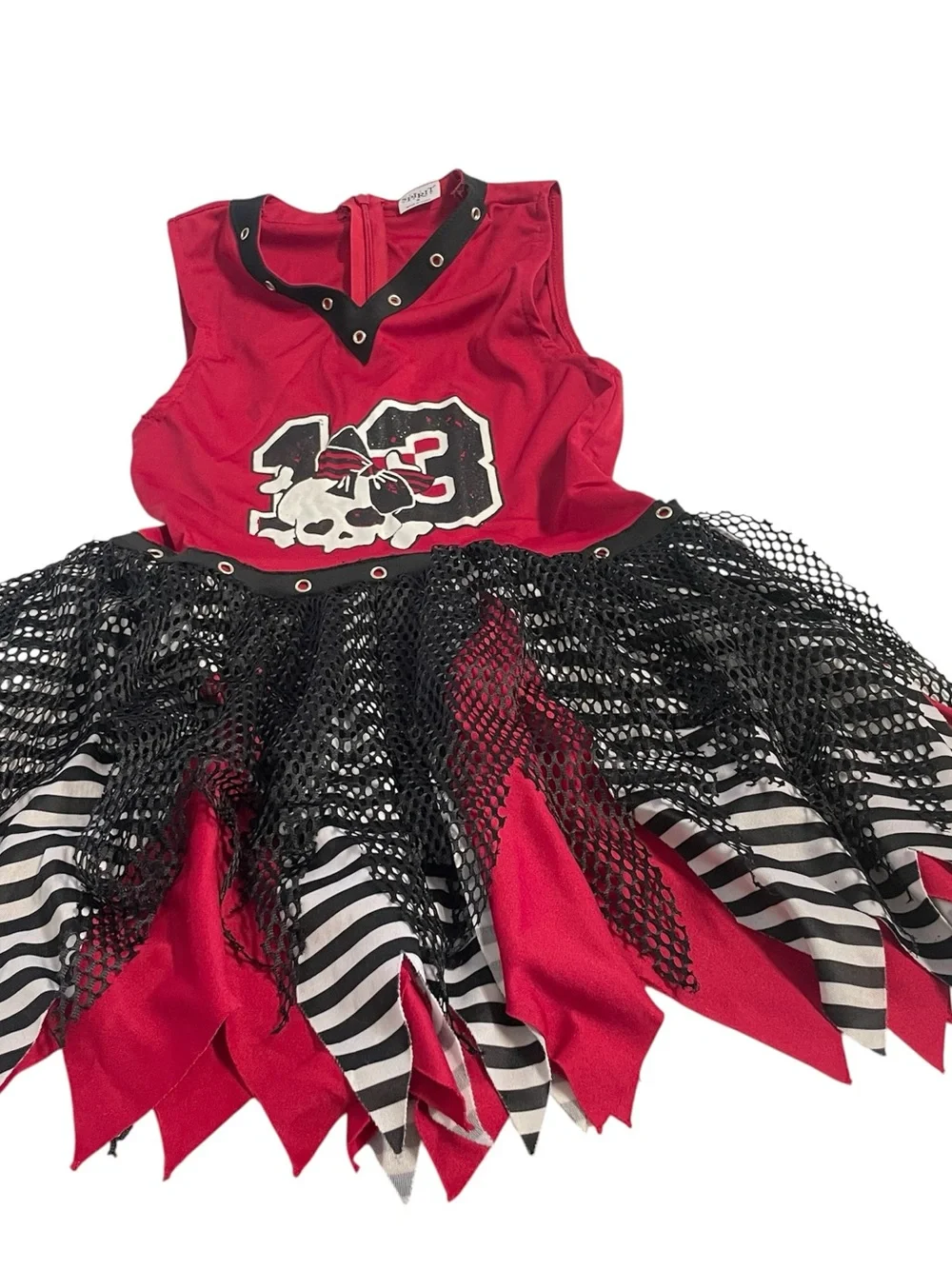 Spirit Red, Black, and White Zombie Cheer Costume - Picture 2 of 6